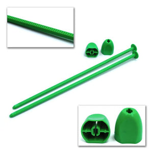 DE Racing - Zip Stix / Green / 4pcs