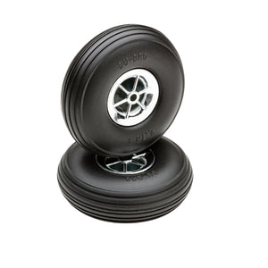 2-3/4" Diameter Treaded Chrome Wheels 2/pkg