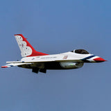 E-flite EFL87950 F-16 Thunderbird 80mm EDF Jet BNF Basic with ASX3 and Safe Select