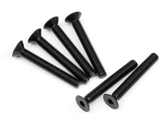 Flat Head Screw M4X30mm (Hex Socket/6pcs)