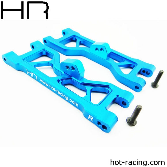 Blue Aluminum Front Arm Set ECX