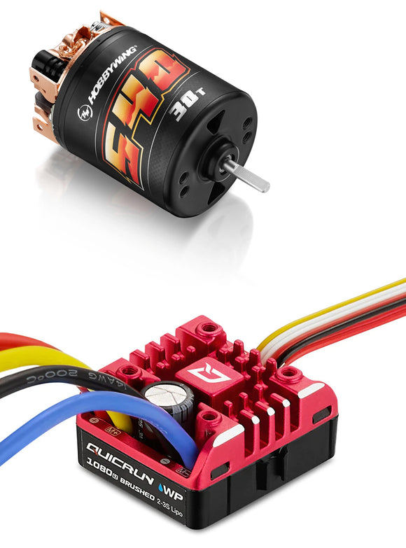 QuicRun 1080 G2 ESC + Brushed 540 30T Motor Combo