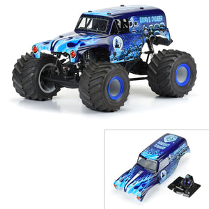 LOSI 359313 Grave Digger Ice (Blue) Painted Body for LMT Monster Truck