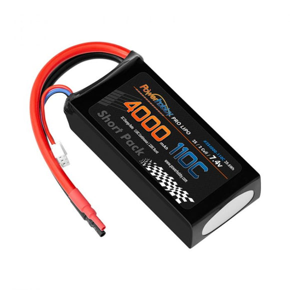 2S 7.4V 4000mah 110C-220C Short Drag Racing Lipo Battery