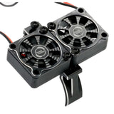 1/8 Aluminum Heatsink 30mm Twin Turbo High Speed Cooling