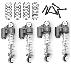 Axial SCX24 C10 JLU Jeep Betty Aluminum Shocks Grey