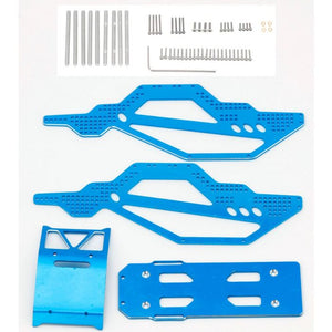 Aluminium Rock Racer Conversion Chassis Kit Blue