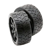 1/8 Gripper 42/100 Belted Mounted Tires 17mm Black