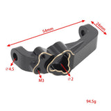 Brass C-Hubs Castor Blocks, for Redcat Gen8 V1 / V2