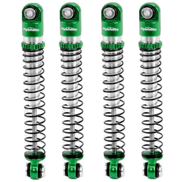 1/24 Aluminum 54mm Long Travel Shocks, Green, for Axial SCX24