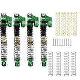 1/24 Aluminum 58mm Long Travel Shocks, Green, for Axial SCX24