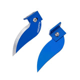 Adjustable Aluminum Turn Fins, Blue, for Traxxas Spartan