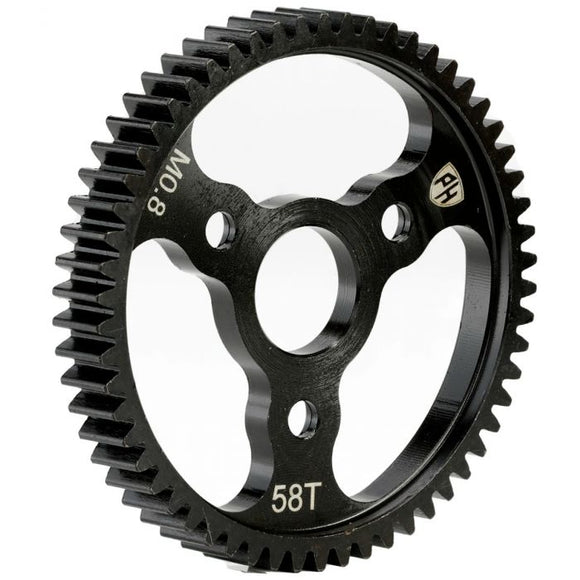 58T 0.8 Hardened Steel Spur Gear, for Traxxas