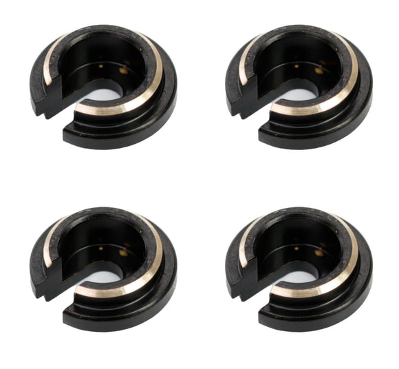 Brass Lower Shock Retainer, for Traxxas TRX-4M, 4pcs