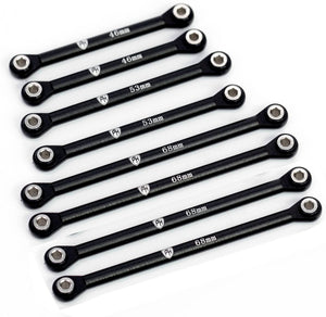 Aluminum Suspension Link Set, for Traxxas TRX-4M, Black