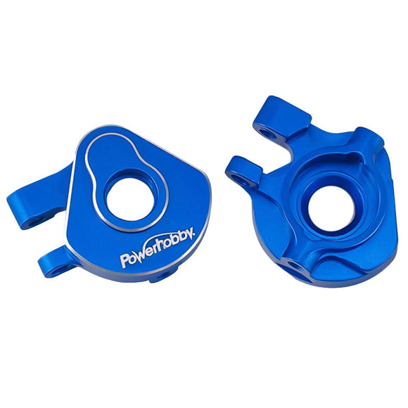Aluminum Steering Knuckles Blocks Traxxas TRX-4M Blue
