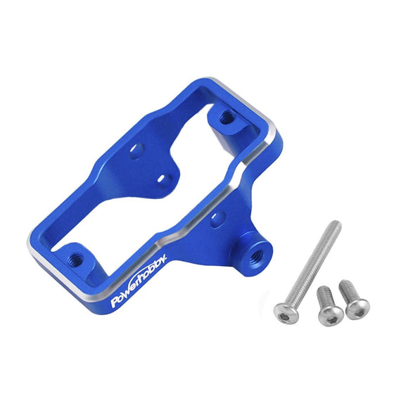 Aluminum Servo Mount fits: 1/18 Traxxas TRX-4M Blue