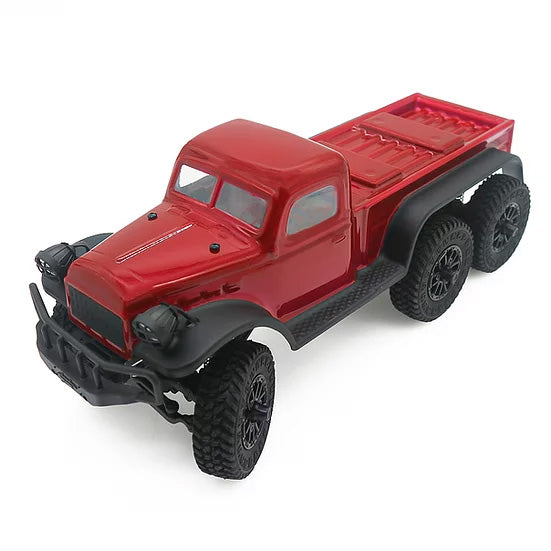 Sport 1/18 Tetra18 K1 6X6  RTR Scale Mini Crawler, Maroon