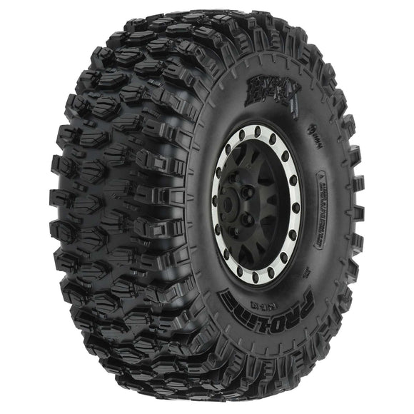 Pro-Line 10128-12 Hyrax 2.9 G8 Rock Terrain Truck Tires Mounted on Wheels 2 Pack