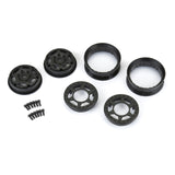 Pro-Line 2809-03 1.9" Holcomb Bead-Loc Crawler Wheels Black 2 Pack