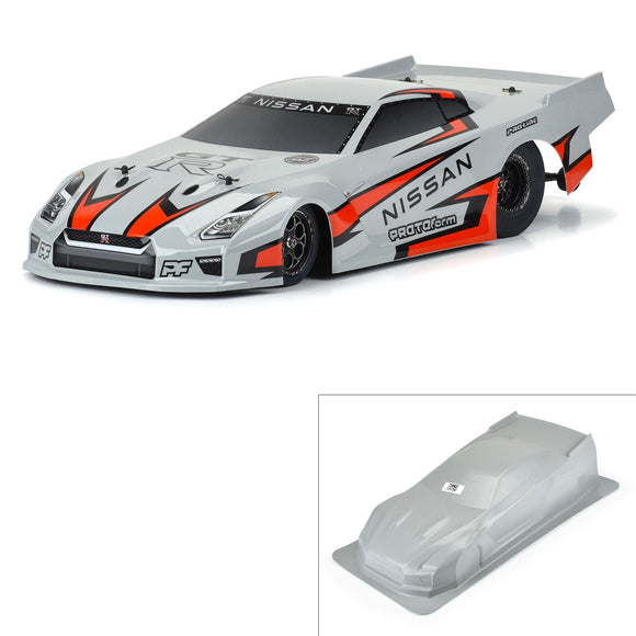 PROTOForm 1585-14 Nissan GT-R 35 Pro Mod Tough Color Gray Body 1/10 Drag Cars