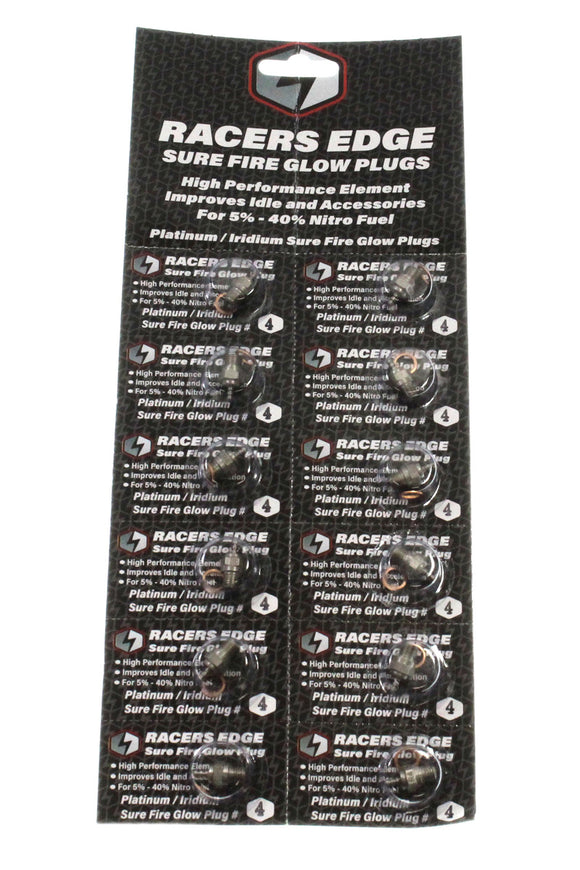 Sure Fire #4 Medium-Cold Glow Plugs (12)