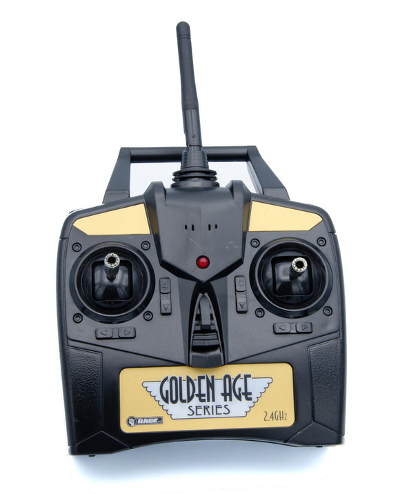 2.4Ghz 4-Channel Transmitter; Golden Age Series, Mode 2