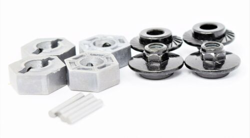 Arrma OUTCAST 4x4 4s BLX - 17mm metal wheel HEX HUBS & pins (kraton ARA102692