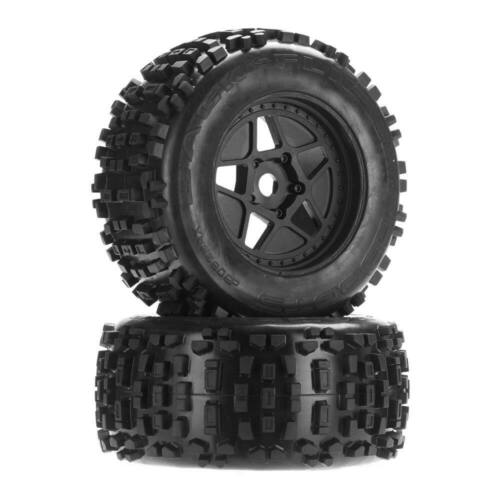 Arrma DBOOTS 'BACK-FLIP MT 6S' TIRE SET GLUED (BLACK) (2PCS) #AR510092