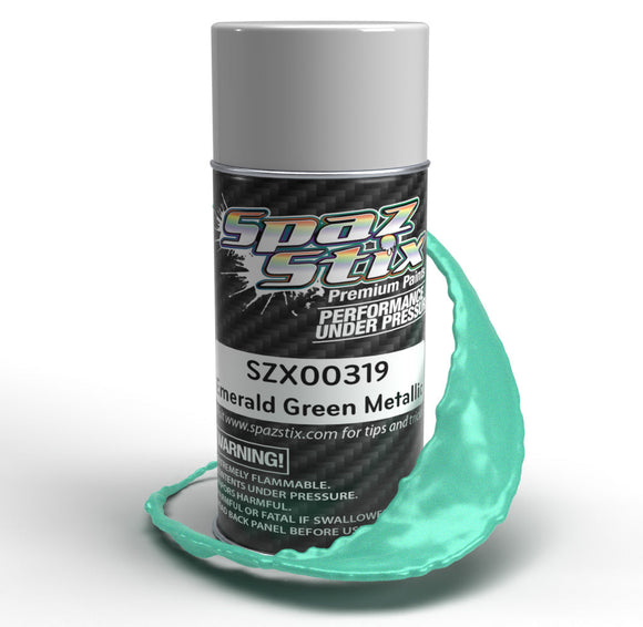 Emerald Green Metallic Aerosol Paint, 3.5oz Can