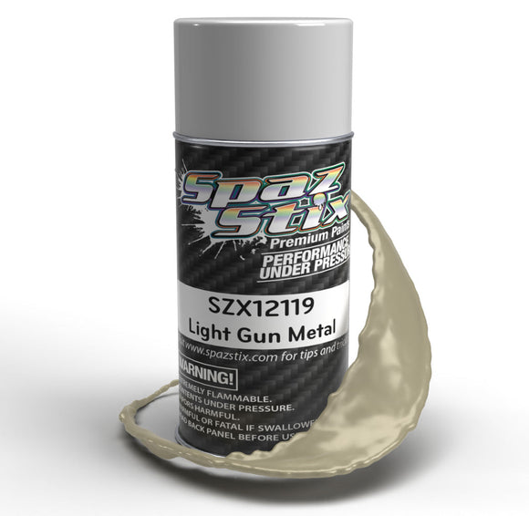 Light Gun Metal Aerosol Paint, 3.5oz Can