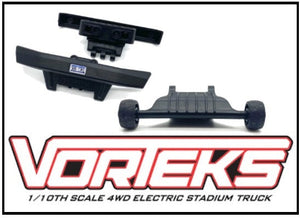 Arrma VORTEKS 4x4 3s BLX - BUMPERS and Wheelie Bar