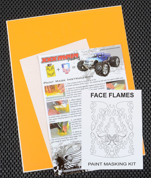 Face Flames Paint Mask